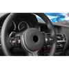 For BMW X5 X6 F15 2014-2018 ABS Carbon Fiber Steering Wheel Button Frame Trim