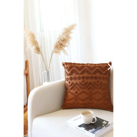Bohemian Special Design Punch Punch Pattern Square Decorative Cushion Cover Letta Taba