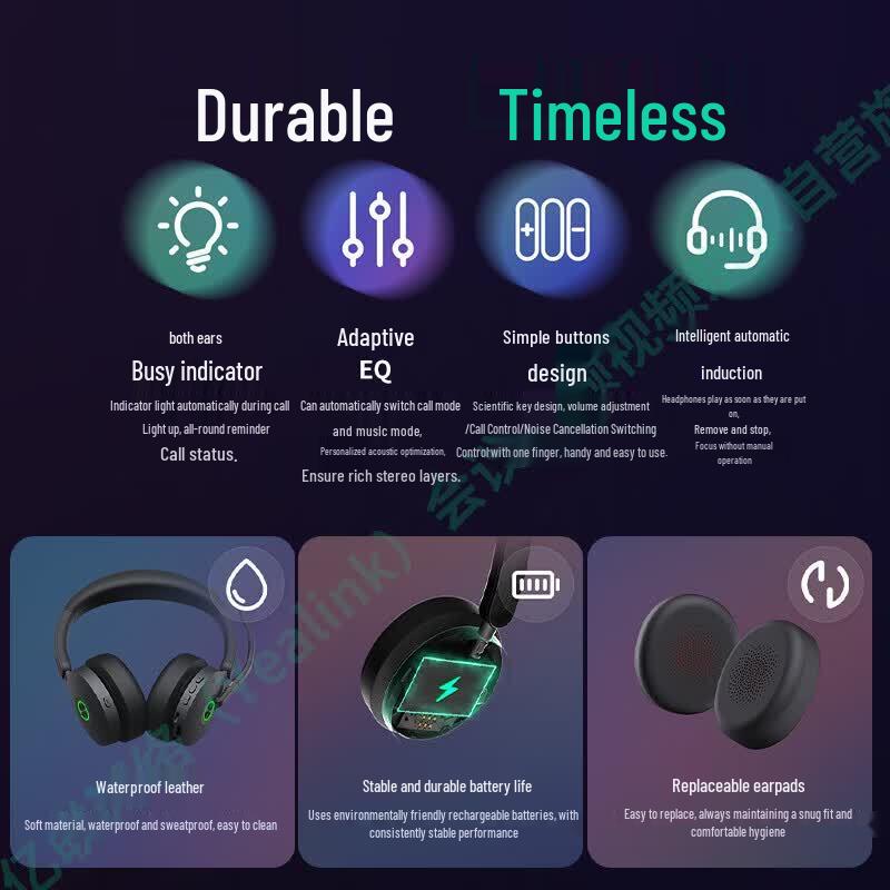Беспроводная Bluetooth-гарнитура Yealink BH74 для Teams (Китайская версия)