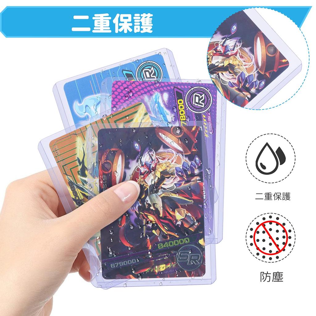 Топ-лоадеры для коллекционных карт, жесткие, прозрачные [Набор 30 шт.] Карты, Кейсы, Устойчивое к царапинам хранение, ПВХ, Двусторонние [Гарантия 1 год]