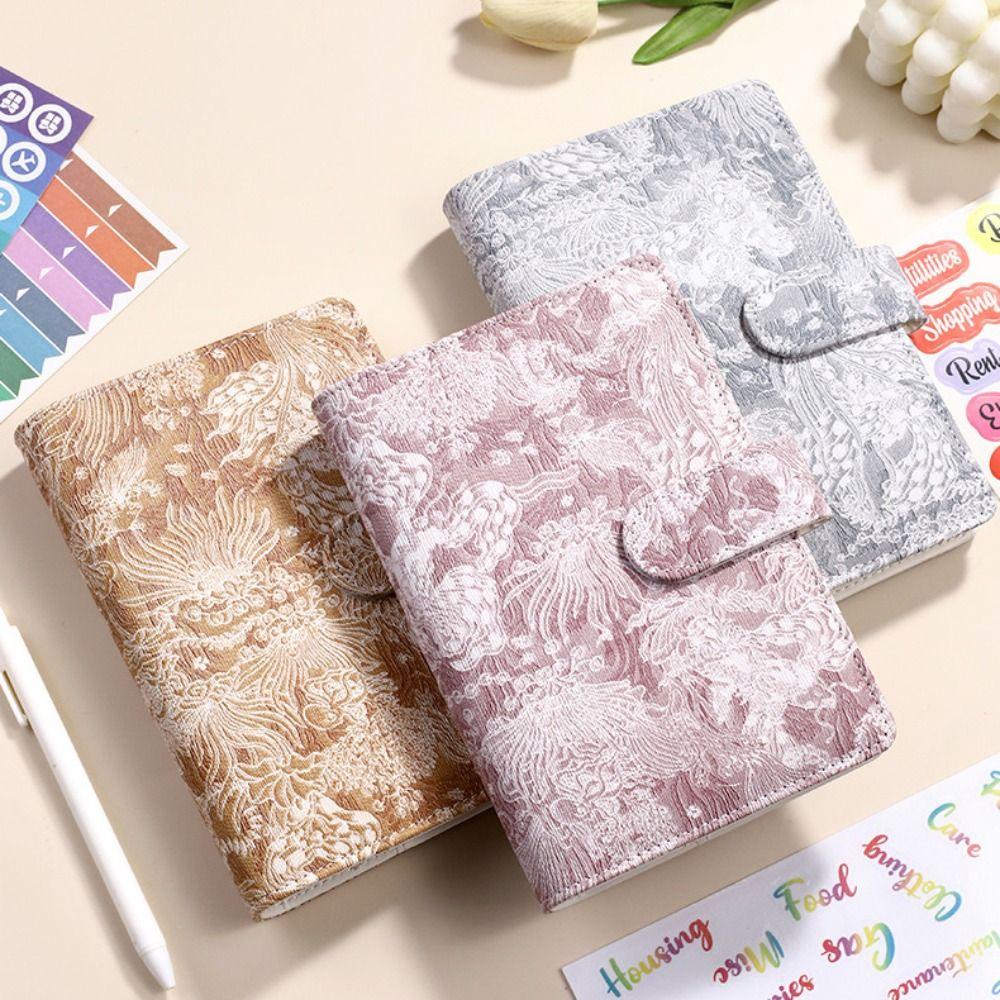 Творческий жаккардовый справочник A5/6/7 Бюджетный переплет Блокнот с отрывными листами Финансовое планирование