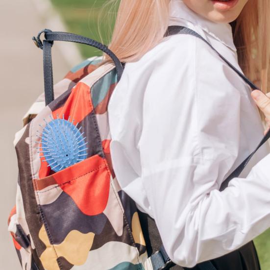 Hair Brush with Ergonomic Handle Ultra-Soft Bristle Minimize Pain Split Ends Breakage Massage Scalp Comb