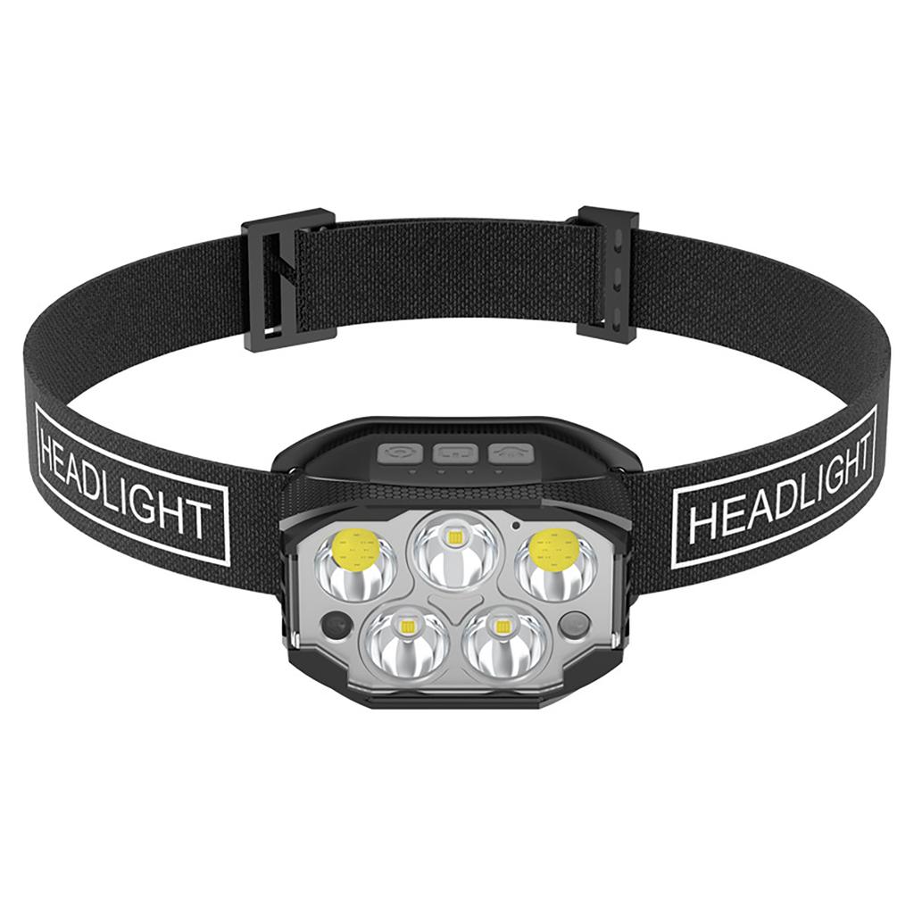 Head Lamp Rechargeable High Brightness Fishing Ultra Long Life Flashlight Induction Light