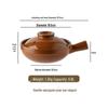 Commercial Ceramic Claypot Rice Noodles Stew & Bibimbap Pot for Gas Stove