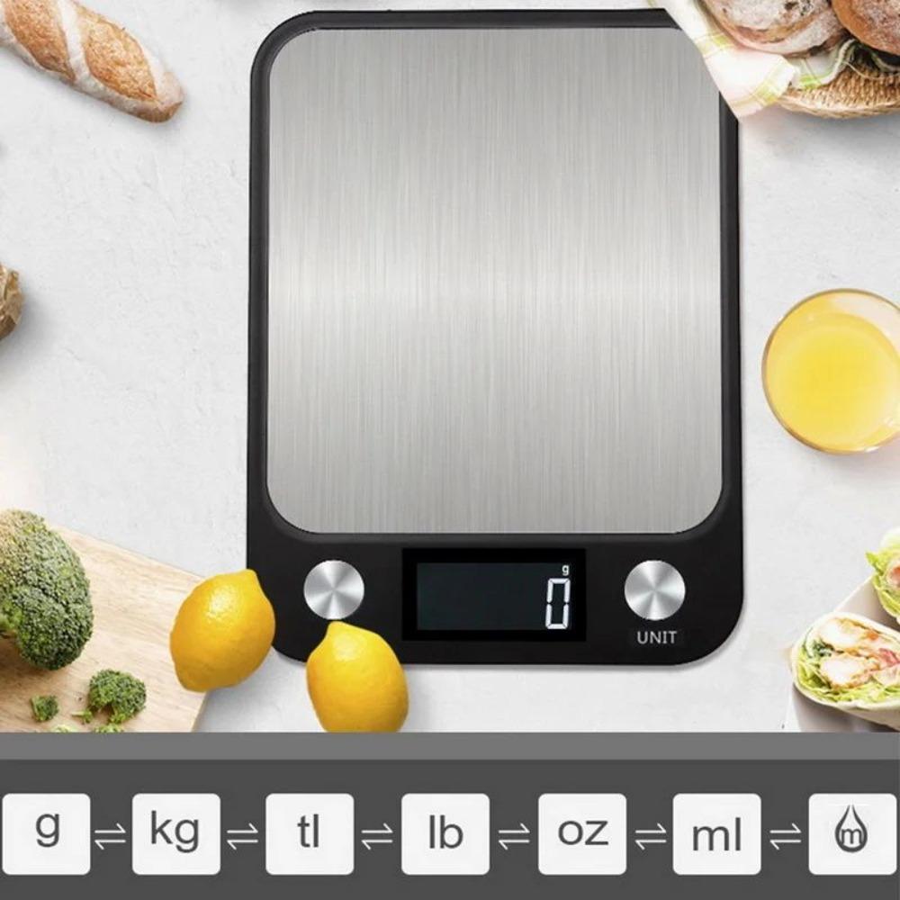 Rechargeable Digital Scales LED Display Baking Scales Multifunctional Food Scales  Coffee Bean