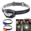 High Power Mini LED Headlamp Frontal Flashlight AAA Battery Small Head Light Lamp Torches Headlight Lantern For Camping