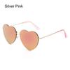 Модные Очки Косплей Без Оправы Сердце Солнцезащитные Очки для Женщин Солнцезащитные Очки в Форме Сердца