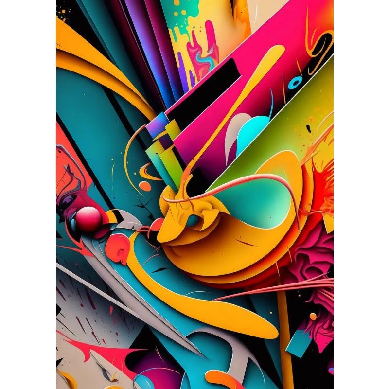 Nordic Abstract Geometric Canvas Prints Modern Aesthetic Wall Art for Living Room Gallery Decor