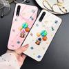 Чехол с луной астронавта для Samsung Galaxy A52 A71 A72 A73 A53, чехол из закаленного стекла для Samsung A13 5g A03 A22 A21s A03 Core A42 A70