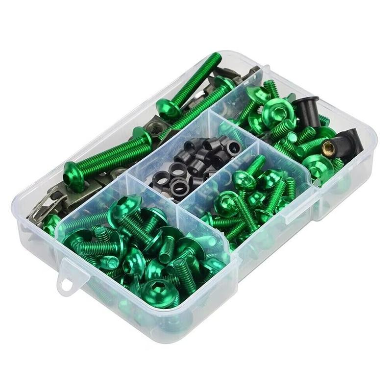 223 шт. Полный комплект болтов обтекателя Крепежные клипсы Набор гаек и винтов Подходит для YZFR1/R3/R6 R25 FZ1/6/8 MT NMAX TMAX XMAX XJR FJR