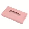 1PC Tissue Box PU Leather Car Sun Visor Hanging Holder Car Tissue Boxes Auto Interior Storage Decoration Accessories