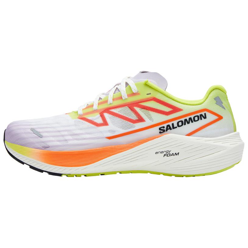 SALOMON Aero Volt 2 Comfortable Lightweight Mesh Cushioning Breathable Low-Top Running Shoes Women Sneaker White Yellow Green 474274