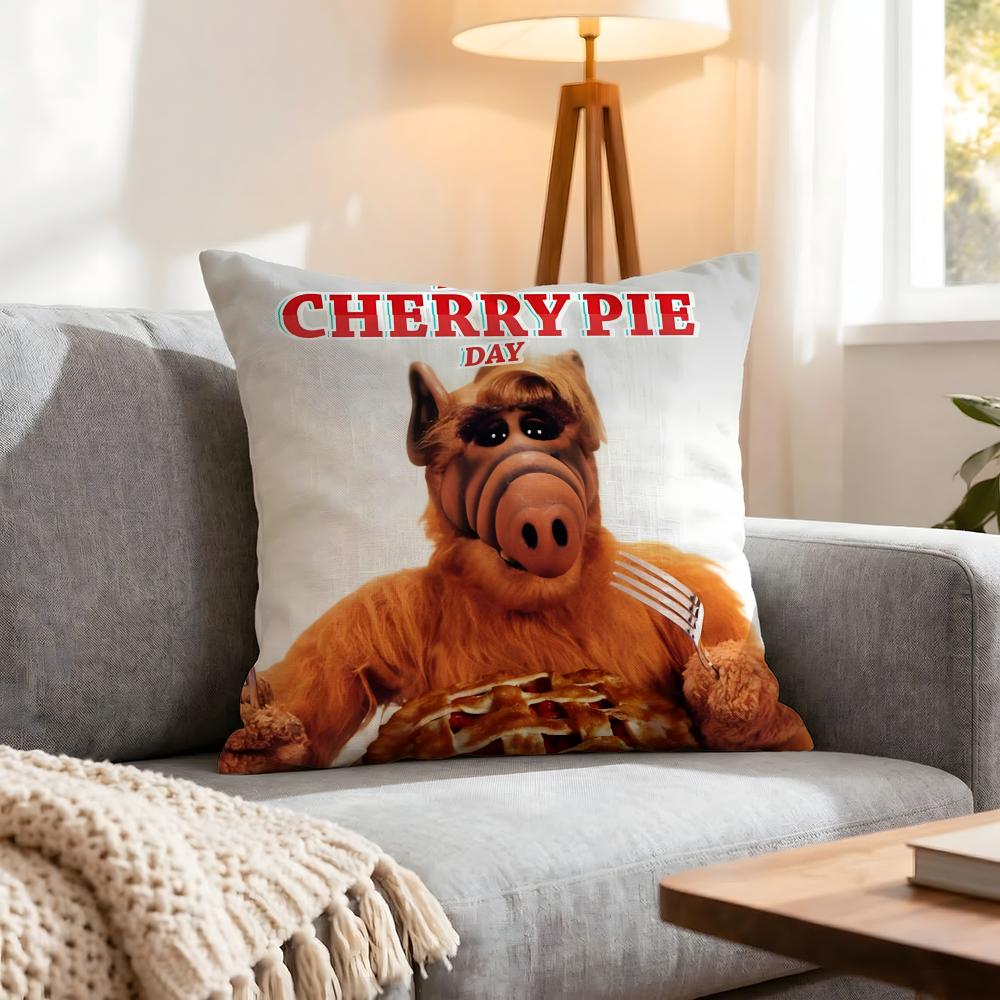 Cartoon ALF Cushion Cover Pcs Decorative Covers Soft Cushion Case for Sofa Couch Decor x x Pillowcases