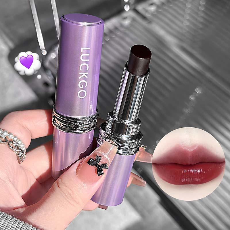 Change Lipstick Black Transparent Moisturizer Mirror Water Lipstick Non-stick Cup Waterproof Glossy Satin Lip Glaze Makeup