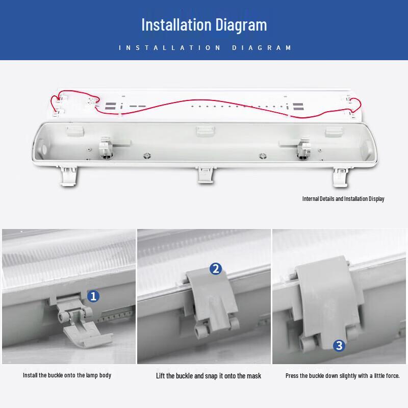 Liang Ming Jia T8 LED Tri-Proof Tube Light