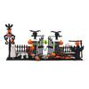 Halloween Decoration Building Block Cemetery Street Scene Ornament Ghost Reaper Toy