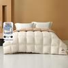 Mercury Home Textiles Зимнее одеяло 90% белый утиный пух