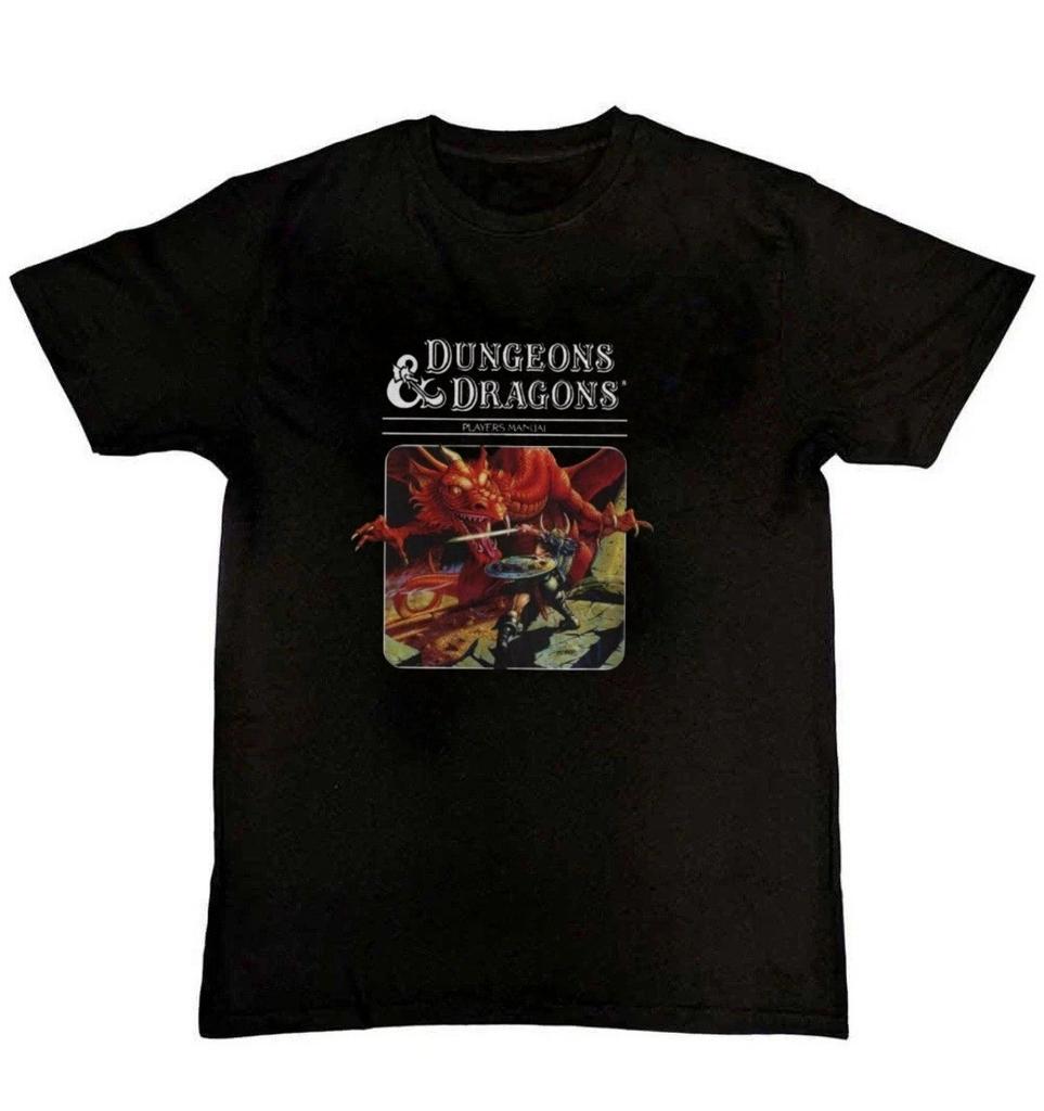 Dungeons & Dragons Players Manual Print T-Shirt