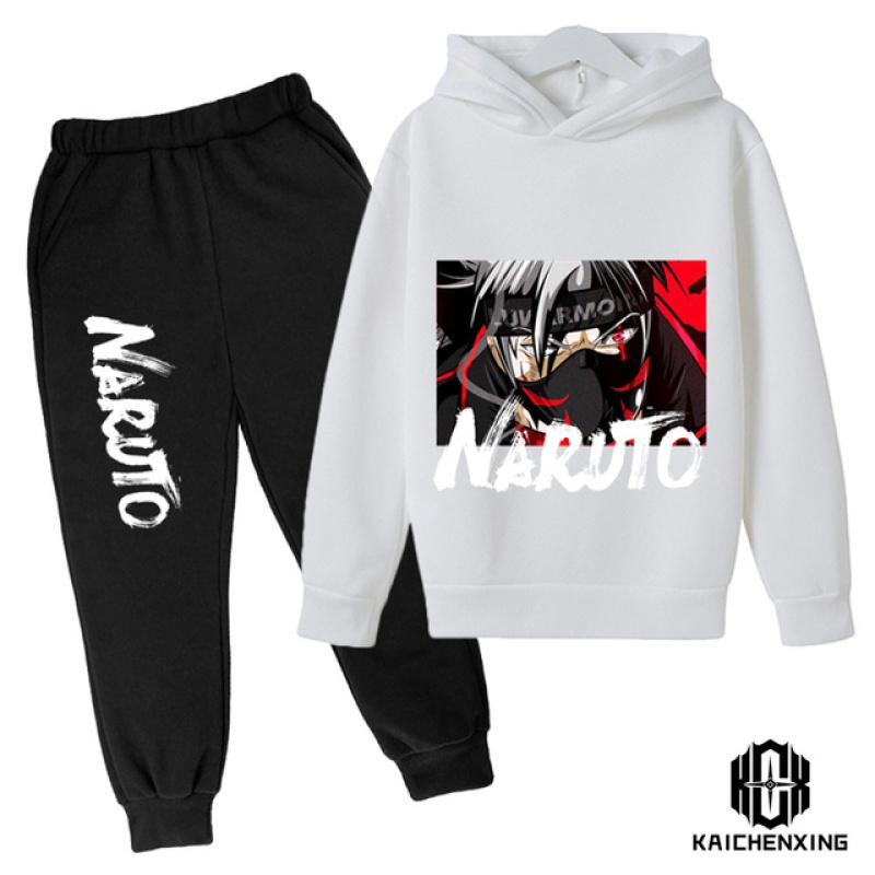 Мужская одежда, модный костюм Наруто для родителей и детей, мужской костюм с капюшоном, милая спортивная уличная спортивная одежда, мужская крутая, необходимая вещь