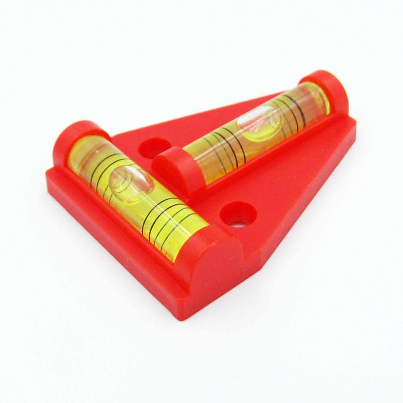 Двухсторонний мини-инструмент для измерения пузырьков спиртового уровня T-типа 1 шт.