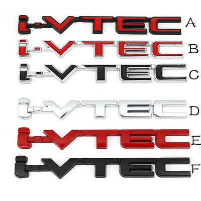 3D логотип VTEC, металлическая эмблема, значок, наклейки, автомобильная наклейка City cb400 i-VTEC vfr800 cb750 Civic Accord Odyssey Spirior CRV SUV