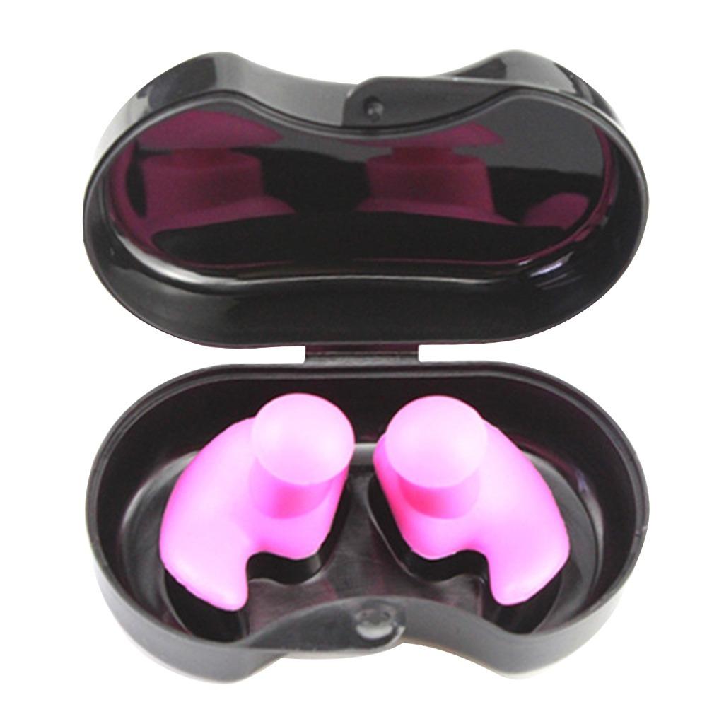 1 Pair Height 25mm Swimming Ear Plugs Silicone Reusable Ear Plugs Swim Earplugs For Bathing