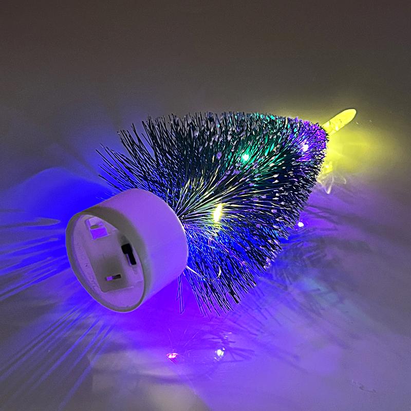 1/3 шт. Светящаяся новогодняя елка Мини настольные украшения Рождественские украшения для дома Подарки на Новый год Рождественская вечеринка Поставки