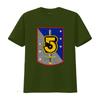 Vintage Military Patriotic Number  Sword Shield Star Print Casual T Shirt vintage Washed fashion Versatile Breathable