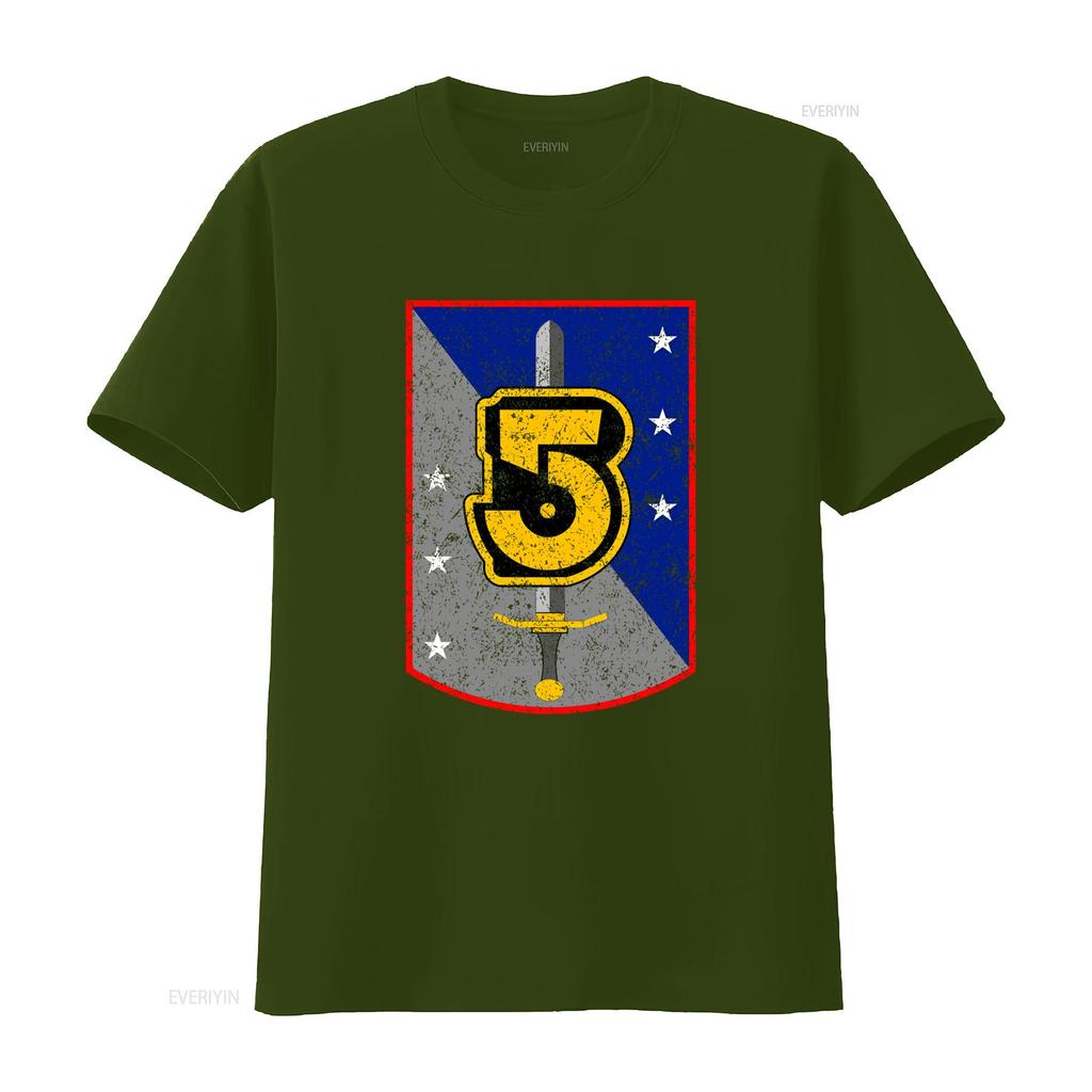 Vintage Military Patriotic Number Sword Shield Star Print Casual T Shirt vintage Washed fashion Versatile Breathable