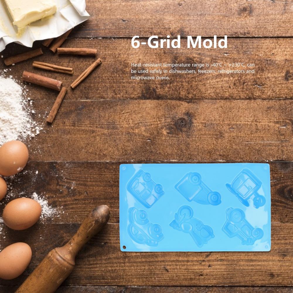Food-Grade Silicone Silicone Car Mold Non-Stick Surface Cake Mold Durable Vehicle Mold Cake Making