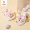 Wholesale of Children's Slippers for Girls and Boys Cartoon Bow Hole Shoes for Babies Breathable and Wear-resistant Sandals In Summer