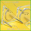 Can Badge Display Transparent Collection Case Holds 6 Badges Queen-b Stand, Three-Layer Protection, Acrylic, 56, 57, 58mm, Frame,