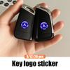 Car Key Sticker Logo 3D Metal Car Key Sticker Emblem For Mercedes Benz C180 C300 W124 W176 W177 C200 C260 GLC CLE CLA AMG MX5