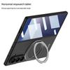Для Samsung Galaxy Z Fold7 Защитная крышка для камеры Металлическая вращающаяся подставка Сильное магнитное кольцо Закаленное стекло Защитная пленка Чехол