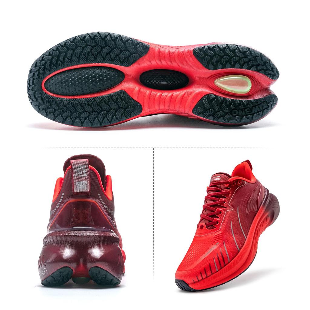 onemix Новые амортизирующие кроссовки для мужчин, спортивная тренировочная спортивная обувь, уличные нескользящие износостойкие кроссовки для мужчин