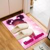 1PC Custom Name Pink Sparkle Dreams Theme Floor Mat Ideal for Living Room, Game Rooms, Office, Bedroom,Floor Mat Playful Design