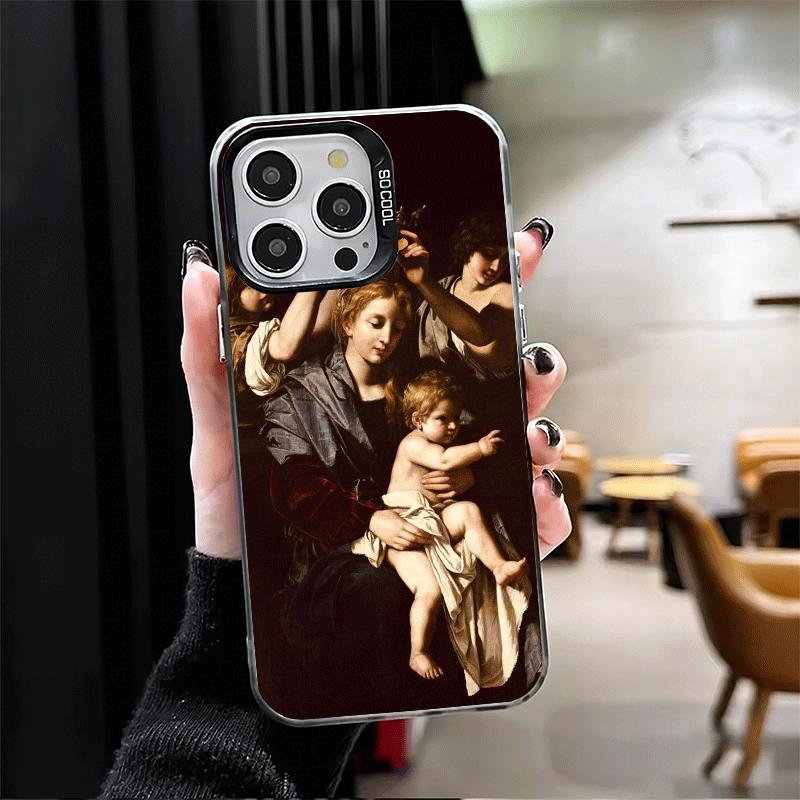 Эстетика Возрождения Искусство Живопись Мягкий Чехол для Телефона для iPhone 15 16 17 Pro Max 17Air 16E 14 Plus 13 12 Mini Ударопрочный Чехол Ba