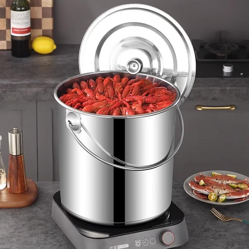 Drayton Stainless Steel Multi-purpose Bucket with Lid