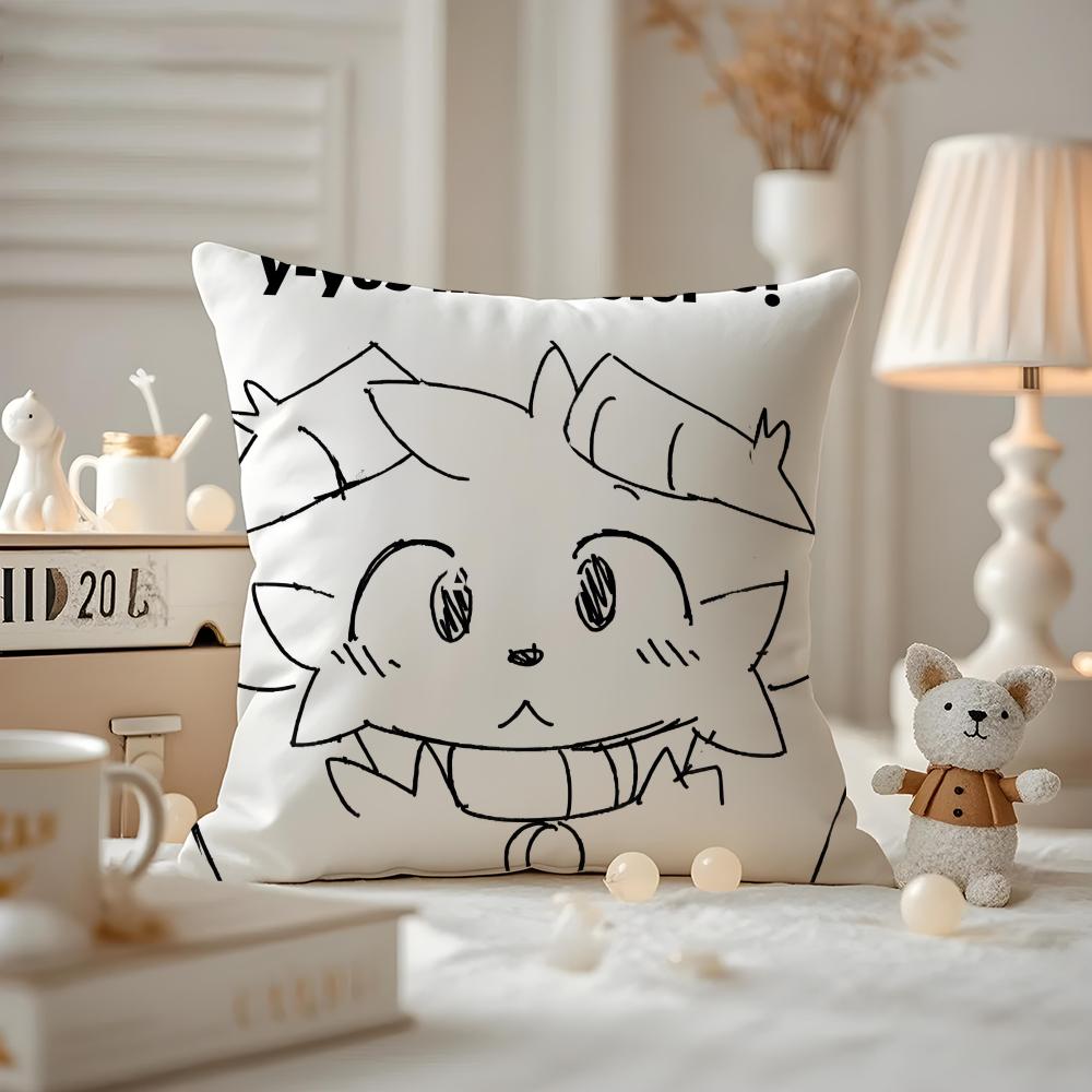 Чехол на подушку с принтом Boykisser Silly Cat, наволочка для подушки на диван в гостиной и декора подушек в спальне