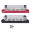 2Pcs Bus Bar 300VAC 48VDC 150A Marine Power Distribution Block Terminal M6 with Cover for Automotive Car Boat