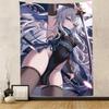 ТОП Azur Lane Милый KAWAKAZE Гобелен Украшение Спальня Общежитие Ткань для фона Праздничный Дом Вечеринка Гостиная Клуб Гобелен