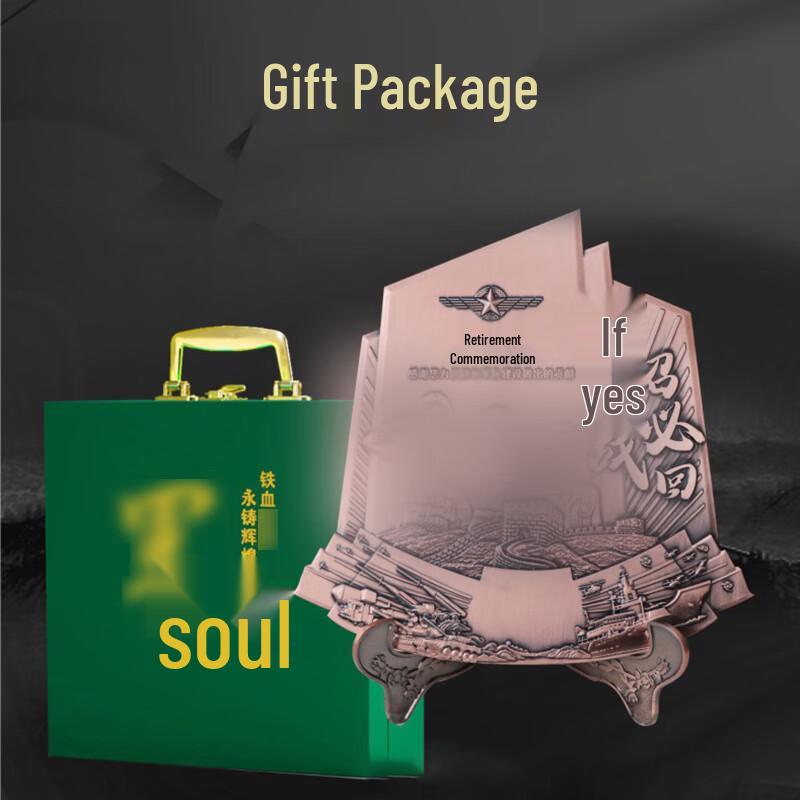 Military Retirement Commemorative Bronze Plaque