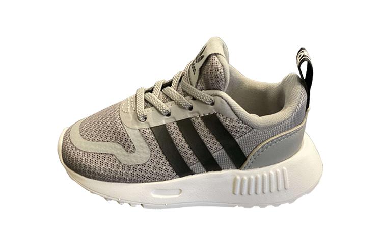 Adidas Originals Multi Comfortable Abrasion Resistant Low top Toddler Shoes Gray Black Infant And Toddler H05921