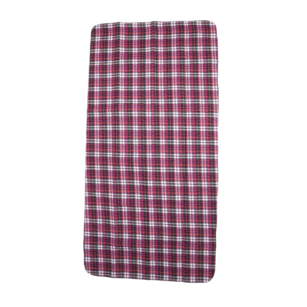 Incontinence Bed Pad Purple Plaid Washable Reusable Heavy Absorbency Hospital Bed Pad for Home Hospi