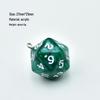 Cross-Border 20-Sided Acrylic Dice with Pearl Texture for Role-Playing DIY Accessories
