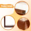 Shadow Box Travel Display Frame Multifunctional Rustic Memory Box Picture Frame for Handicrafts Stubs Medals Cards Photos