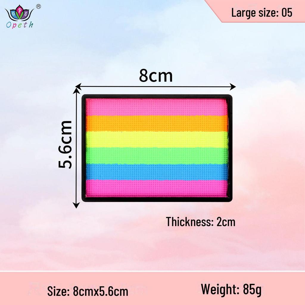 Водорастворимая радужная краска для лица для детей