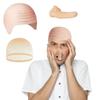 Аксессуары для костюма Грю: Накладной нос, Лысые шапочки, Черно-серые шарфы, Набор лысых шапок, Товары для вечеринки на Хэллоуин