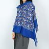 New Women's Scarf, Flower Embroidered Large Shawl, Travel Wear with Tassel Outside, Windproof and Warm