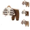 Kids Casual Long-Sleeve Set, Comfortable Daily Wear Outfits
